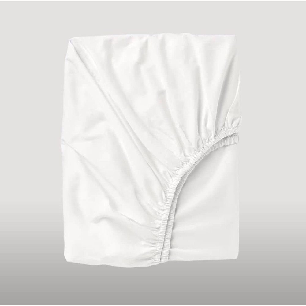 Drap housse en satin de coton 140cm*190cm