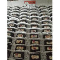 Petit gateau chocolat noir et blanc