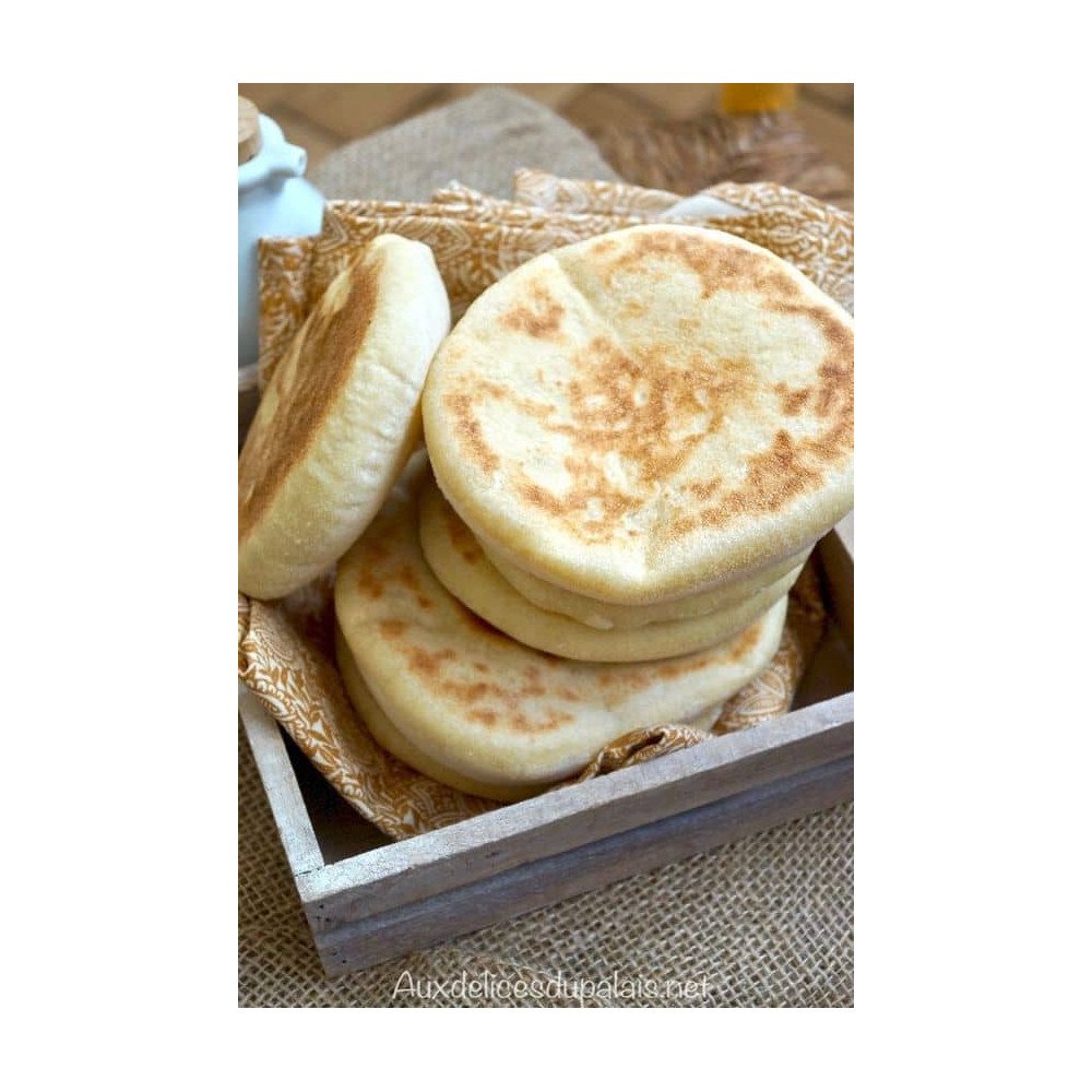 Batbout (Pain marocain cuit à la poêle)