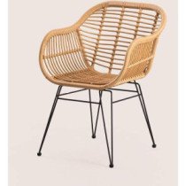 Chaise longue en Rotin