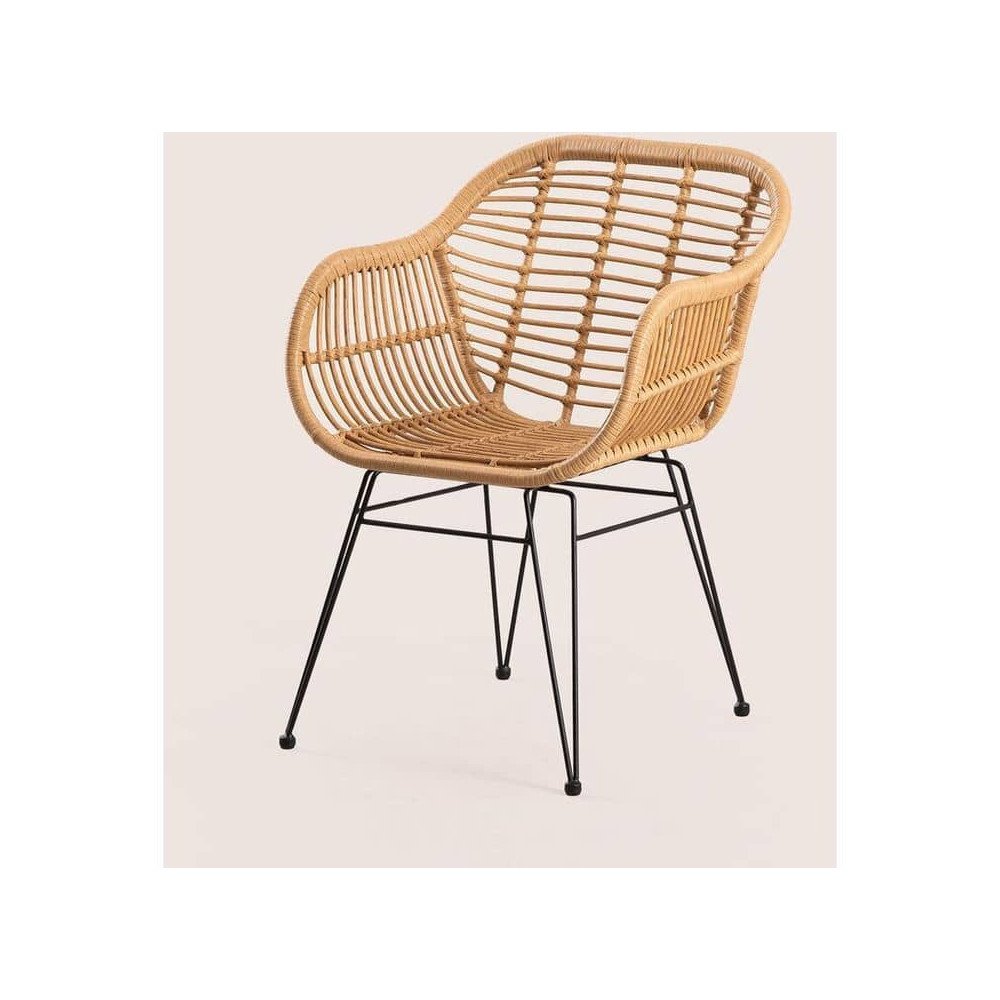 Chaise longue en Rotin