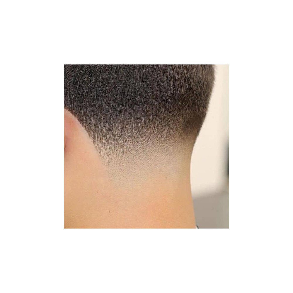 Dégradéde la nuque avec barbe