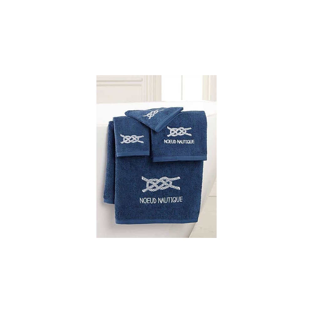 Broderie sur serviette de bain