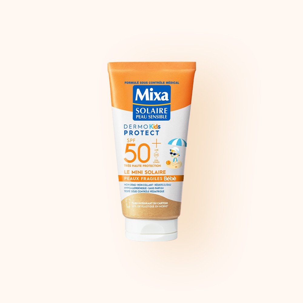 MINI LAIT SOLAIRE DES PEAUX FRAGILES BEBE SPF 50+