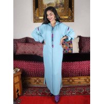 Djellaba Bleu ciel