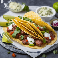 Tacos saucisse