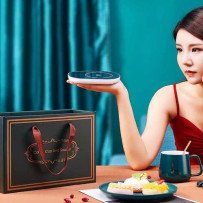 Tasse à café en céramique + coussin chauffant automatique Économie d'énergie rapide Chaleur