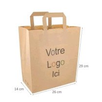 Sac kraft avec logo 