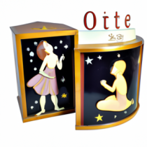 Boîte à Musique des Étoiles Danseuses