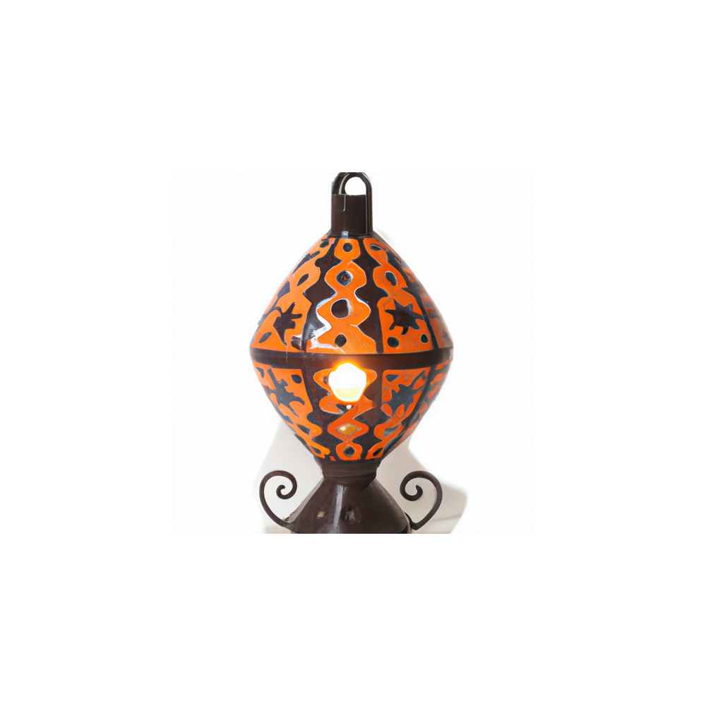 Lampe Artisanale en Terre Cuite