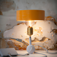 Lampe de Bureau Artisanale