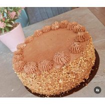 Gâteaux Caramel , Chocolat , Citron, Mousse chocolat,  Amandes torréfiées et concassées